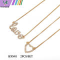 LOVE HEART FASHION NECKLACE SET